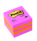 Notisblock Post-it® Mini kub 2051P pink 51x51mm 400 blad