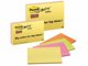Notislappar Post-it® Super Sticky Meeting Notes neon colours 4 block 152x101 mm