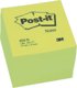 Notisblock Post-it® 654 76x76mm grön neon
