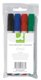 Whiteboardpenna Q-Connect rund 4-pack