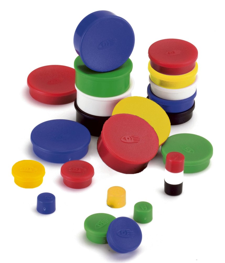 Magnet 10mm grön 10st - Wulff Supplies