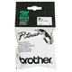 Märktape Brother P-Touch 9mm svart på vit