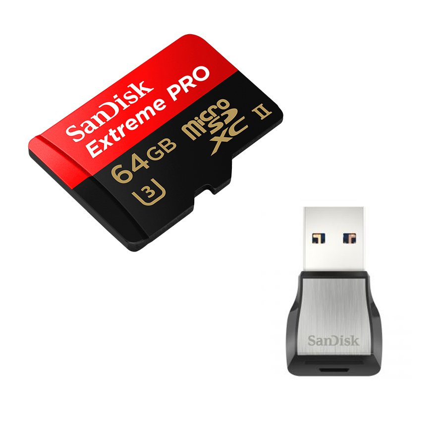 Sandisk Micro SDXC med USB 3.0 läsare - Wulff Supplies
