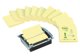 Notisblock Post-it® Recycled Z-Notes Canary Yellow 12 block 76 mm × 76 mm med dispenser