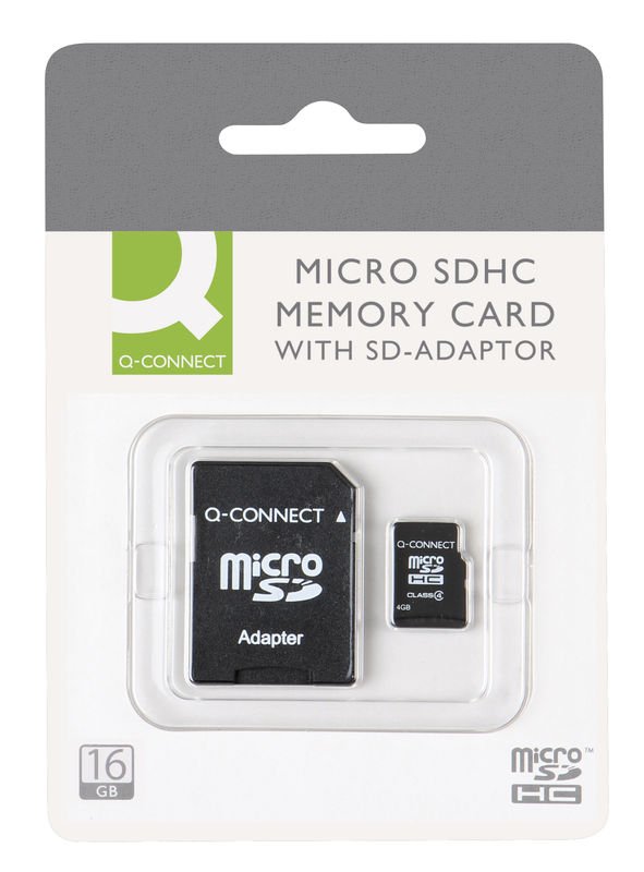 Minneskort Q-Connect Micro SD card 16GB - Wulff Supplies