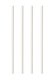 Sugrör av papper Pure Ø6mm 20cm vit