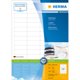 Etikett Herma Premium A4 48,3x16,9mm permanent vidhäftande vita