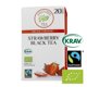 Te Green Bird Strawberry Black Tea Ekologisk Fairtrade Krav