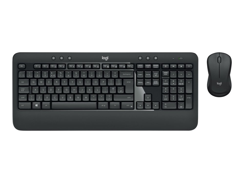 Tangentbord Logitech MK540 Advanced Wireless Keyboard and Mouse Nordic -  Wulff Supplies