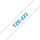 Märktape Brother P-Touch TZe223 9mm blå på vit