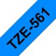 Märktape Brother P-Touch TZe561 36mm svart på blå