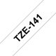 Märktape Brother P-Touch TZe141 18mm svart på klar