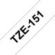 Märktape Brother P-Touch TZe151 24mm svart på klar