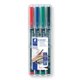 Universalpenna Lumocolor® permanent 313 S 4 färger