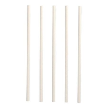 Sugrör Pure papper Ø8mm 25cm vit - Wulff Supplies