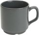 Kaffemugg porslin 24cl Palma grå