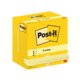 Notisblock Post-it® Z-Notes 76x127mm Canary Yellow