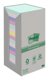 Notisblock Post-it® Green 654 76x76mm pastell