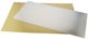 Tårtbricka 400x600mm guld/silver