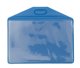 Plastficka horisontell 89x58 mm CR80 blå