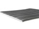 Arbetsplatsmatta Yoga Retail 91 cm grå/lpm