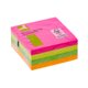 Notisblock Quick Notes 76x76mm Cube Neon