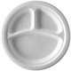 Tallrik Vanguard® bagasse rund 253mm 3 fack