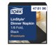 Middagsservett Tork LinStyle® svart