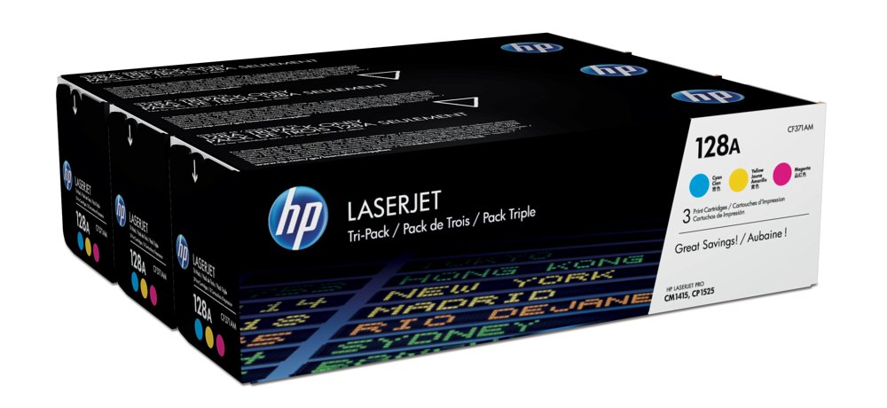 4x Non-OEM CE321A 128A CYAN Toner For HP Laserjet CM1415 CP1525nw - Foto 6